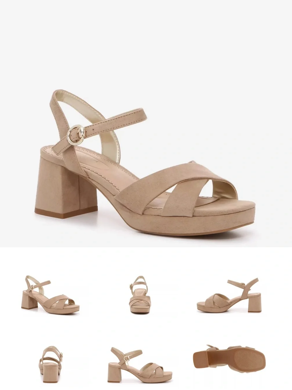 Kelly & Katie Liliena Platform Sandal in Taupe